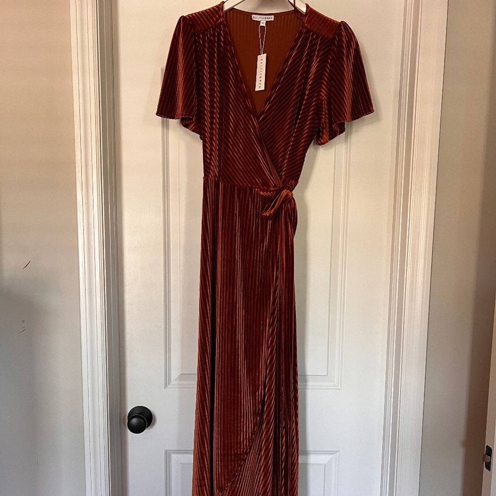 Baltic Born Velvet wrap maxi dress— similar to Baltic Born “Meghan”